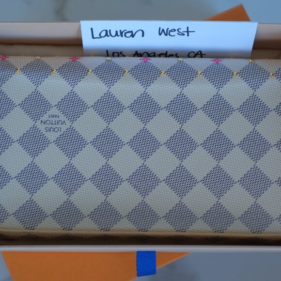 LOUIS VUITTON - Felicie Pochette Studded Damier Azur SPECIAL LIMITED EDITION - Picture 5 of 16